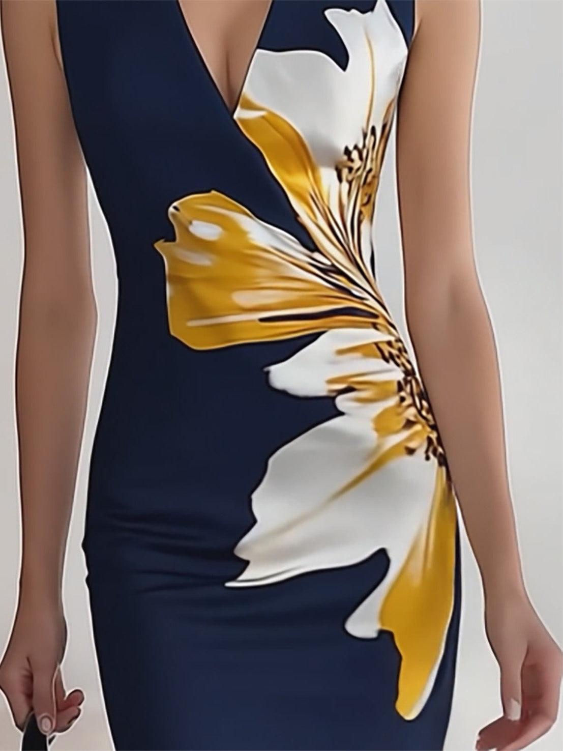 Lily | Elegancka Sukienka Midi na Plażę i Festiwal