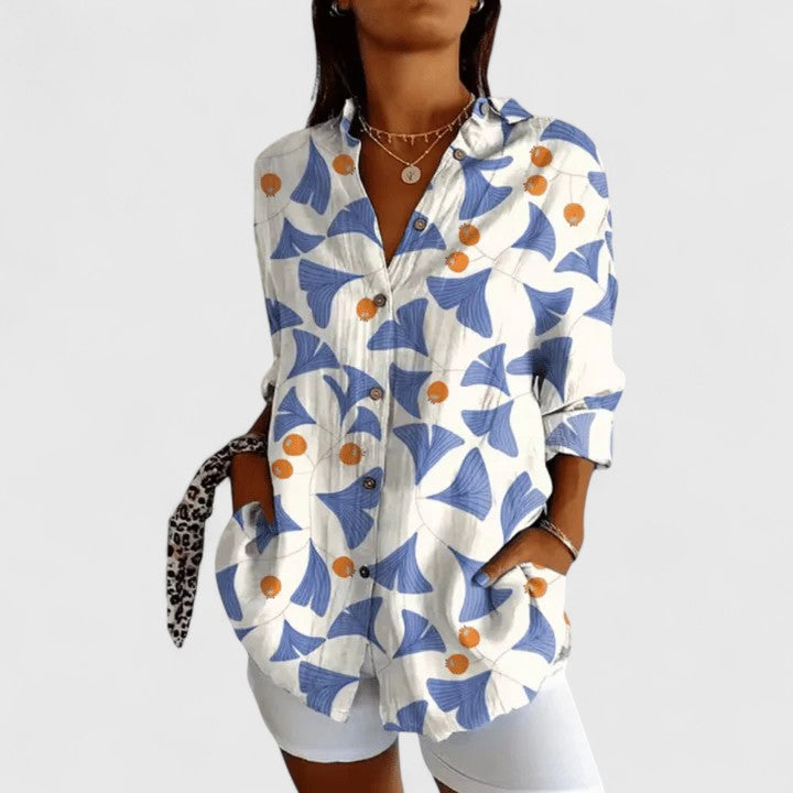 Katarine | Elegancka Kwiatowa Bluzka