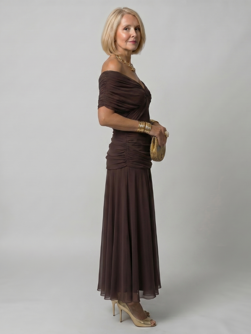 Calen | Sukienka Midi Off Shoulder