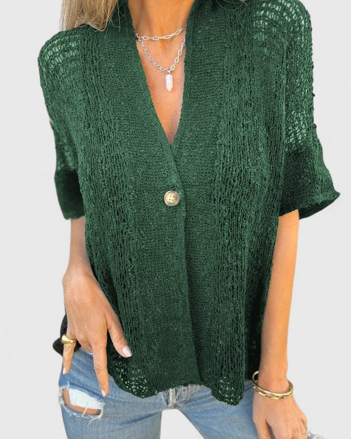 Calista | Elegancka Dzianinowa Koszula
