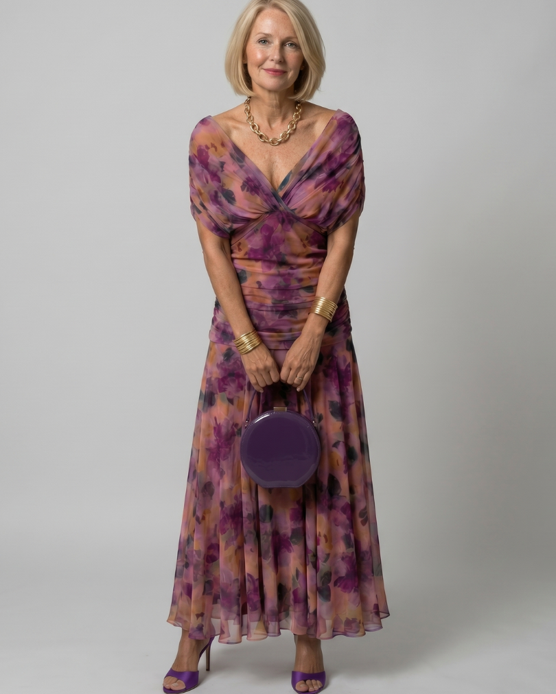 Calen | Sukienka Midi Off Shoulder