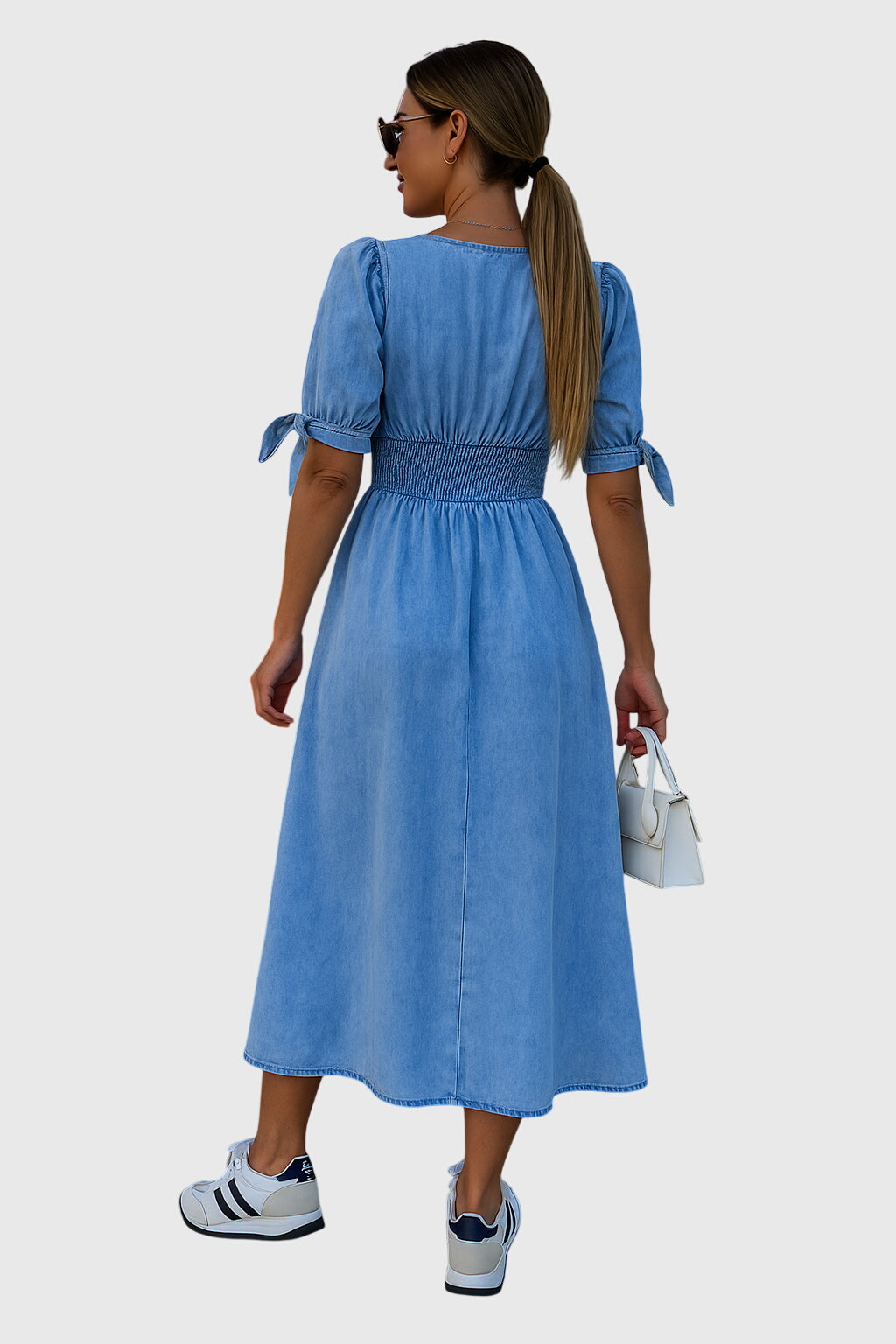 Jacqueline™ | Elegancka Sukienka Dżinsowa