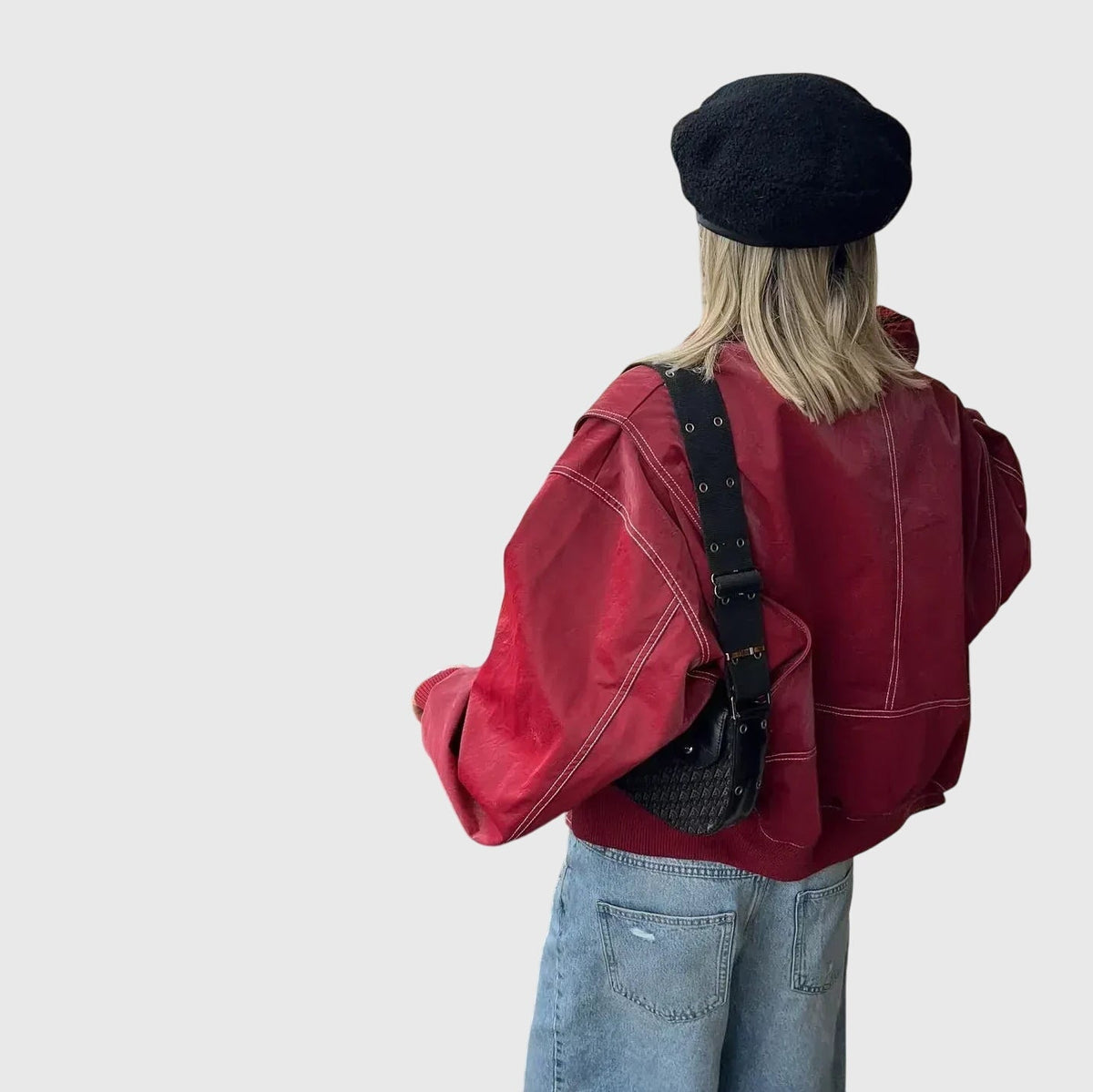 Faye™ - Przesadna Skórzana Kurtka