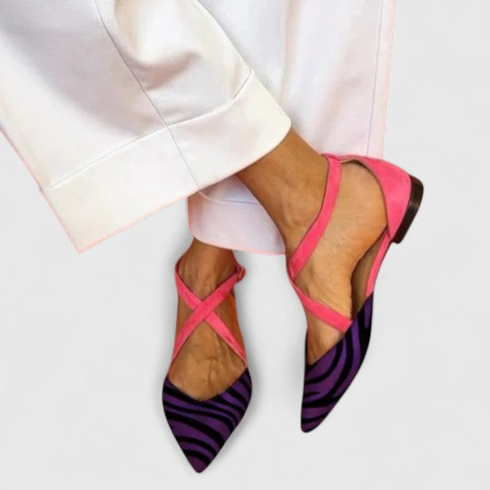 Khreysa | Elegancka balerina z paskami