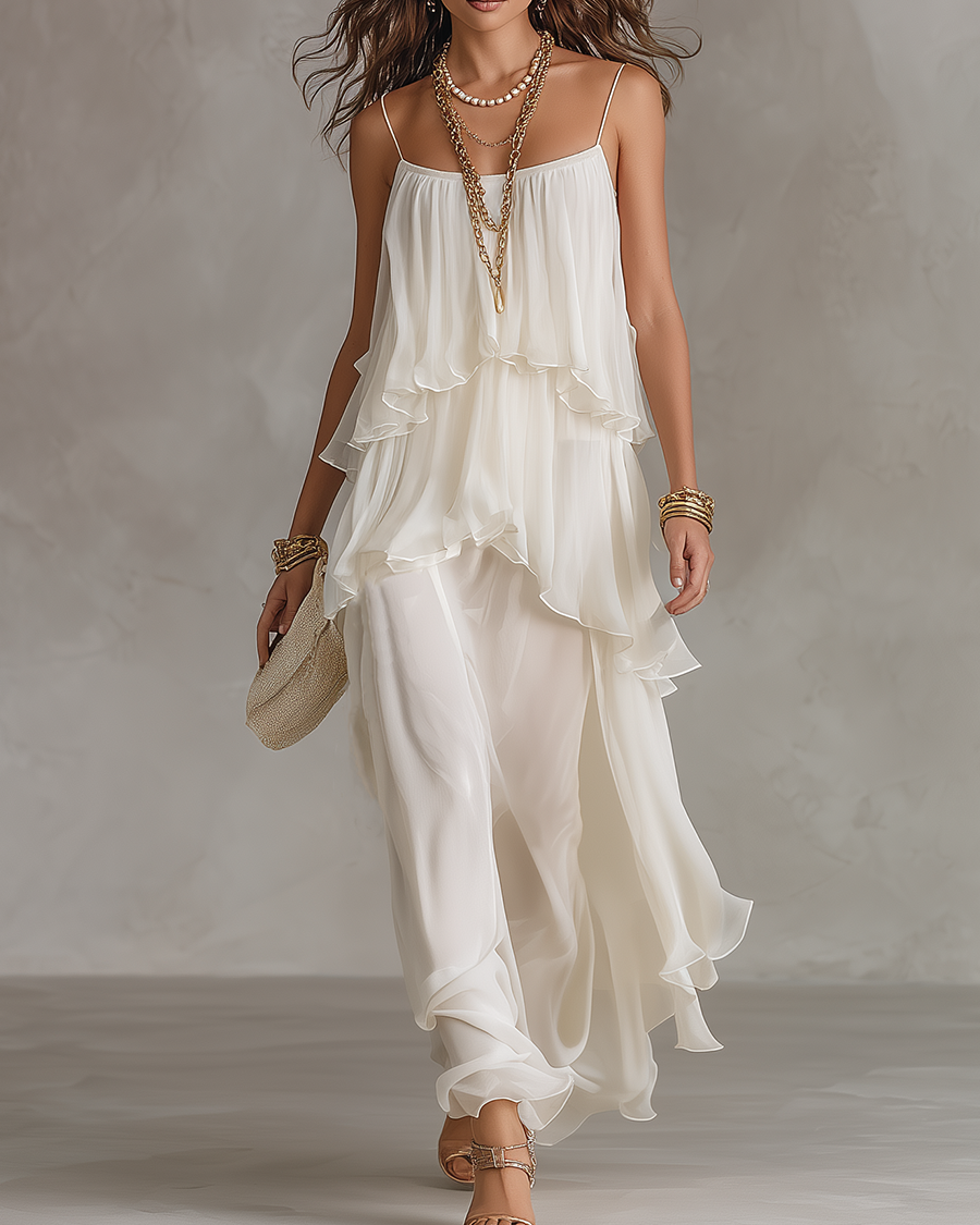 AURELIA | Sukienka Maxi Chiffon