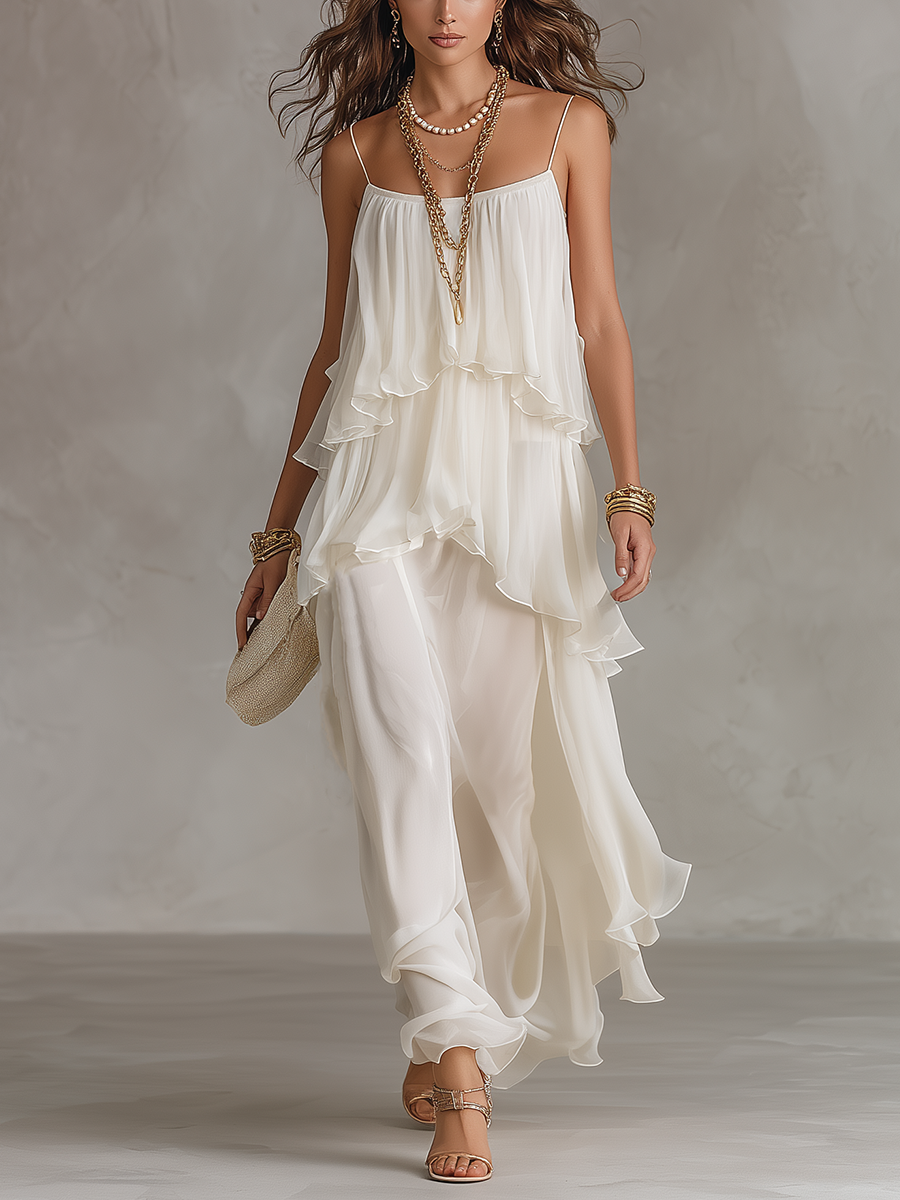 AURELIA | Sukienka Maxi Chiffon