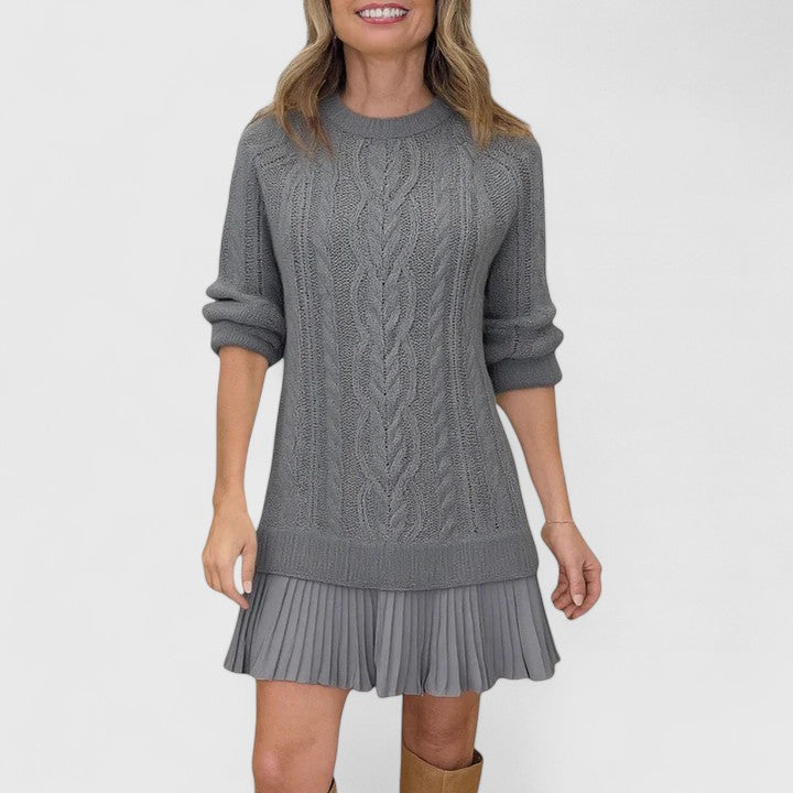 Ashlyndora | Elegancka Sukienka Swetrowa