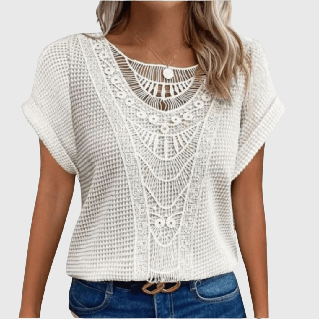 Pearl™ | Elegancka Bluzka w Stylu Ibiza