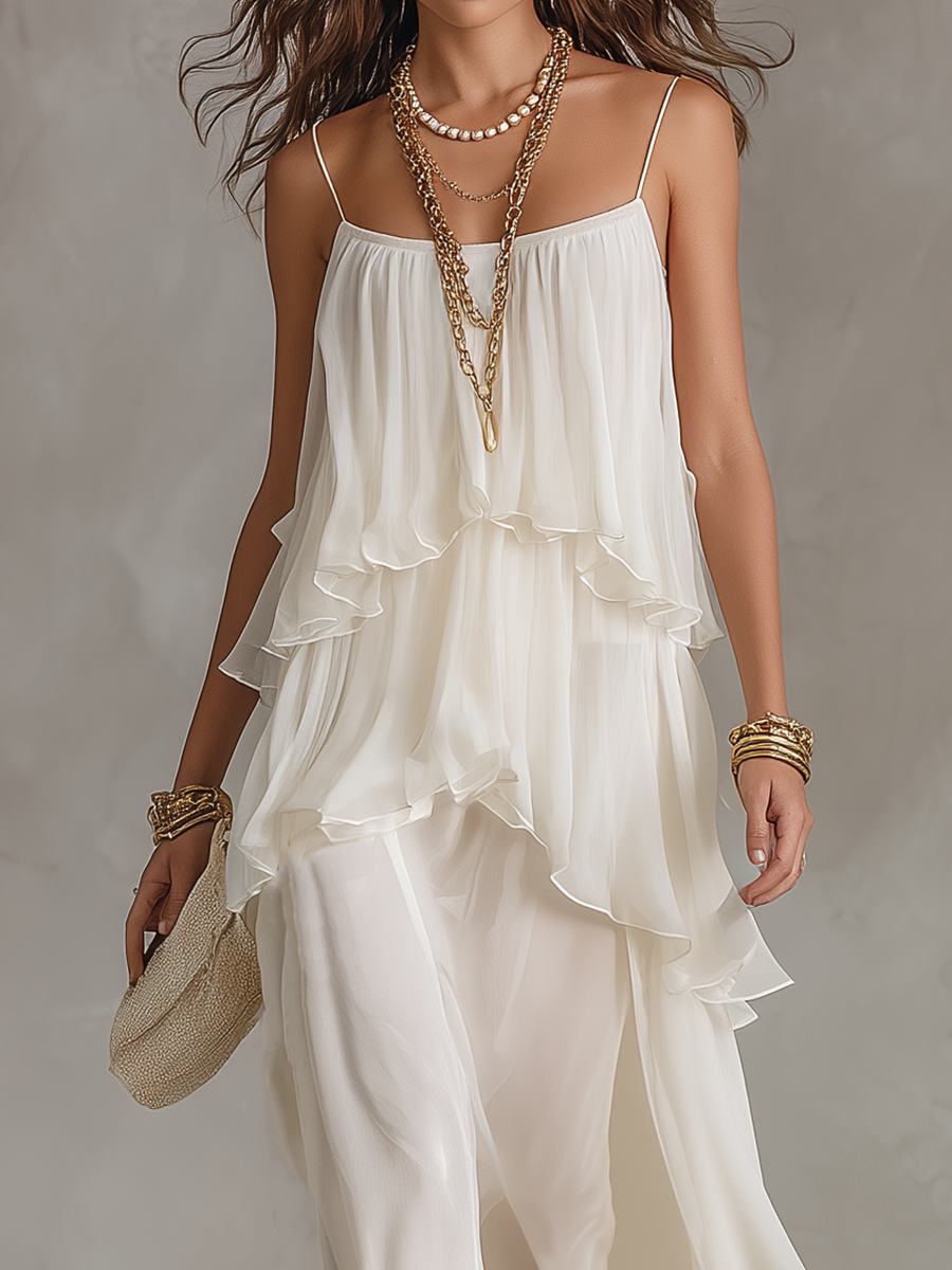 AURELIA | Sukienka Maxi Chiffon