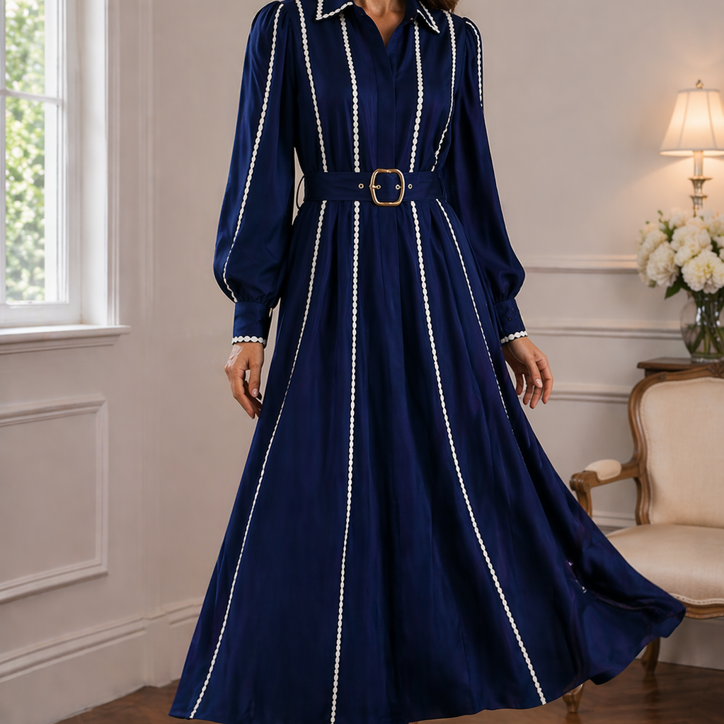 ALEXIA | Sukienka z Eleganckim Paskiem