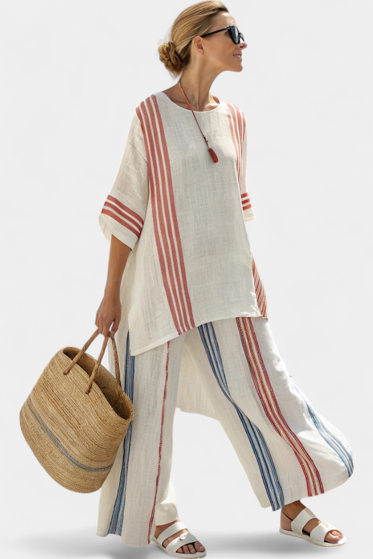 Anzaleira | Elegancki Stripes Set