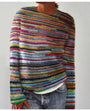 Lysavyn | Sweter dzianinowy w casualowym stylu z wzorem