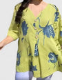 Isabel | Elegancka Bluzka w Kwiatowy Wzór