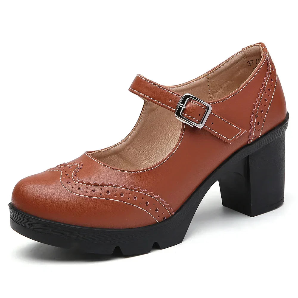 Tyra™ | Eleganckie Skórzane Szpilki