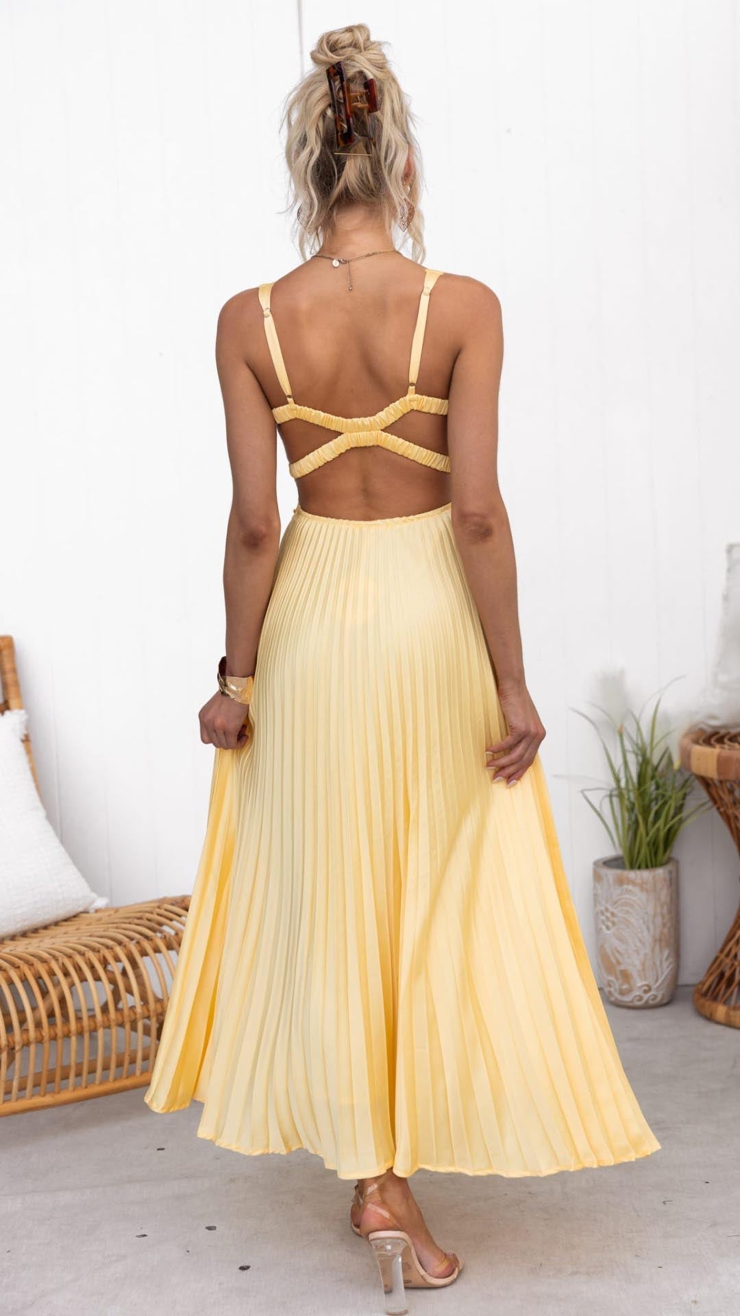 Fern | Elegancka sukienka maxi z miękkim krojem