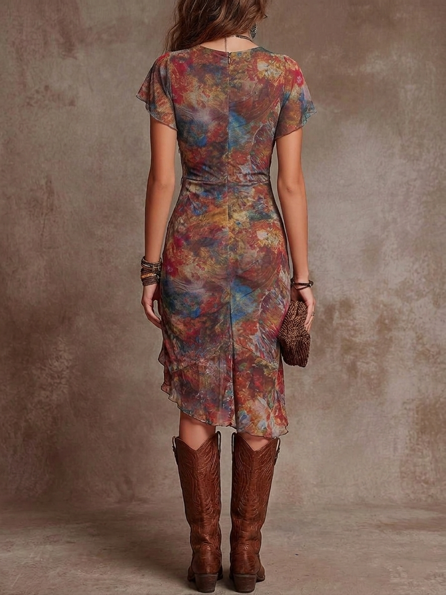 Lila | Elegancka Sukienka Midi