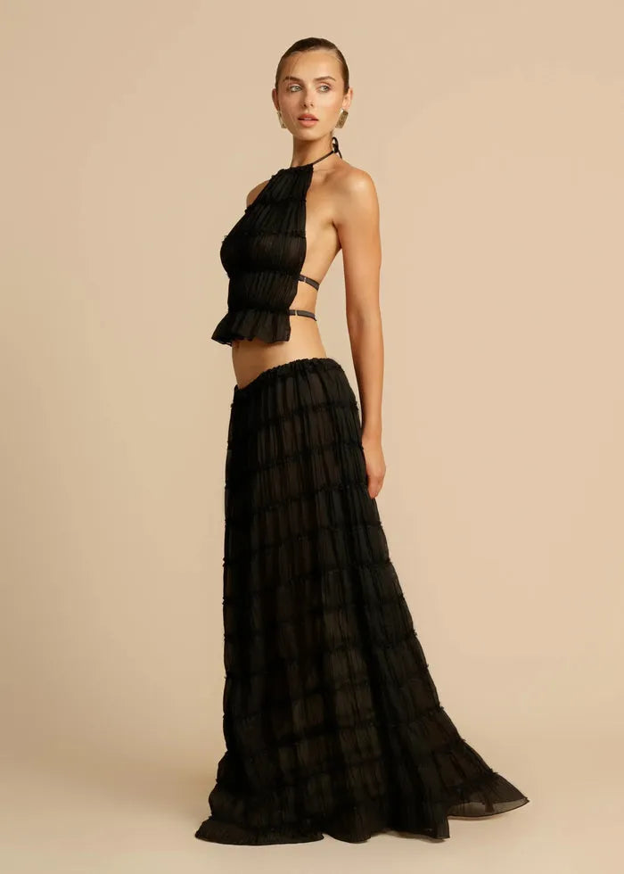 Victoria Set | Spódnica Maxi i Top Halter