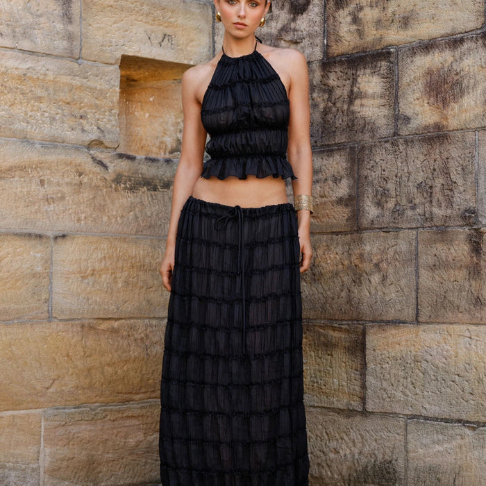 Victoria Set | Spódnica Maxi i Top Halter