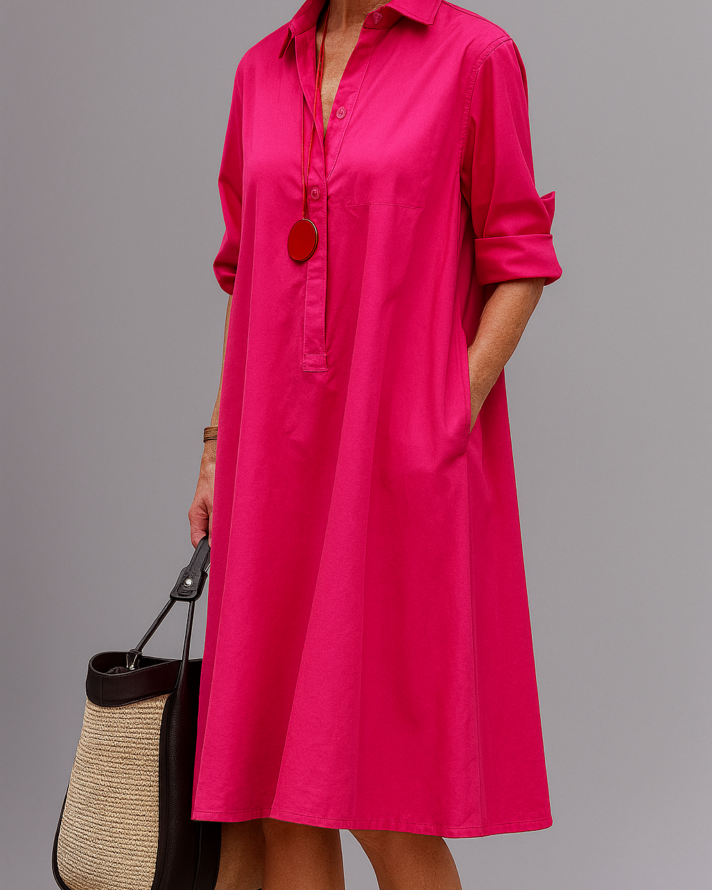 Chloe™ | Wyrafinowana Sukienka Midi