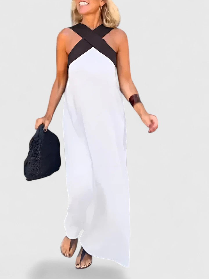 Evangeline™| Elegancka sukienka z krzyżowym pleceniem